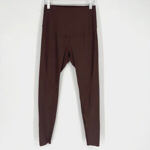 Fanka Leggings Womens‎ S Brown Reversible Compression Body Sculpt High Waisted